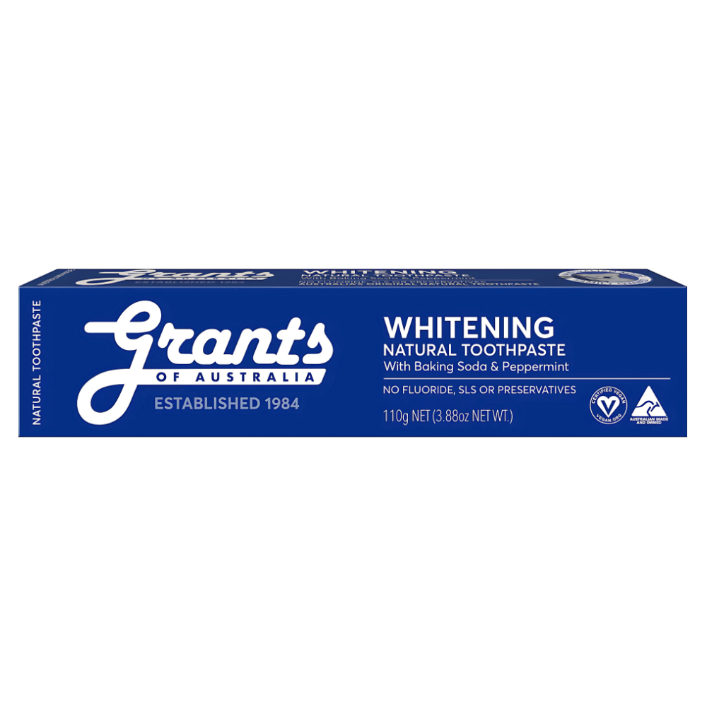 grants-of-australia-whitening-toothpaste-with-baking-soda-1.png Grants Of Australia Whitening Toothpaste With Baking Soda 110g - Image 1