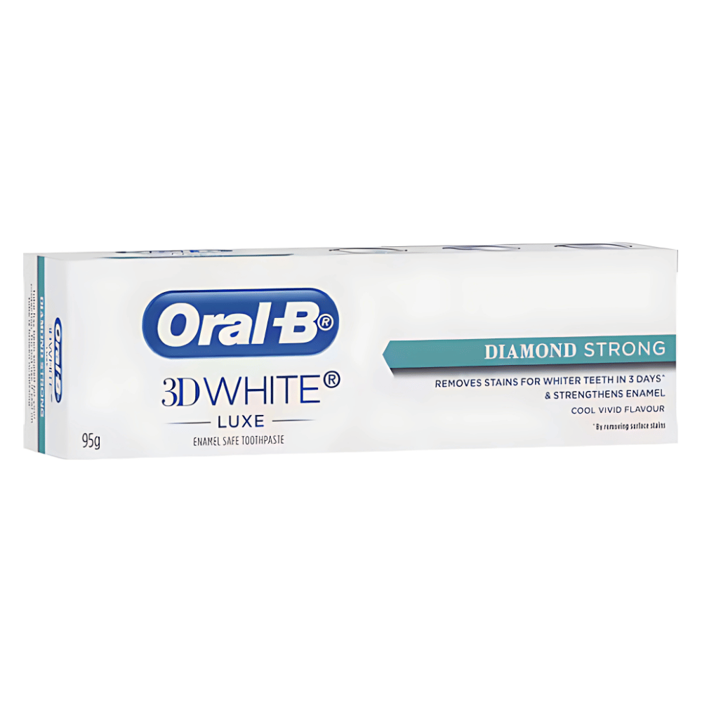 oral-b-3d-white-luxe-diamond-strong-whitening-toothpaste-1.png Oral-B 3D White Luxe Diamond Strong Whitening Toothpaste 95g - Image 1