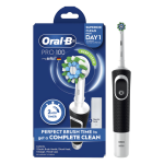 Oral-B Pro 100 Cross Action Clean Black Electric Toothbrush each