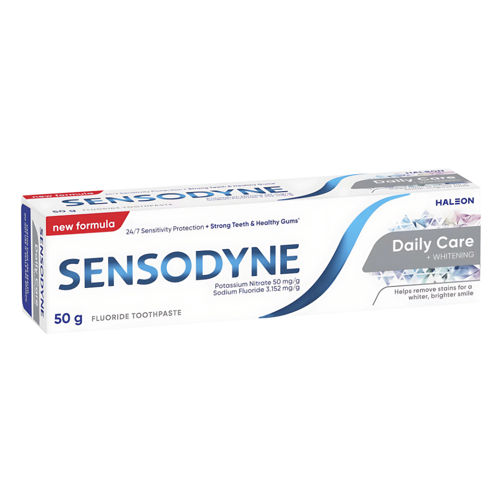 sensodyne-daily-care-whitening-toothpaste-for-sensitive-teeth-1.png Sensodyne Daily Care & Whitening Toothpaste For Sensitive Teeth 50g - Image 1