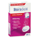 Steradent Denture Cleaning Tablets Extra Strength Intensive Whitening 30 pack